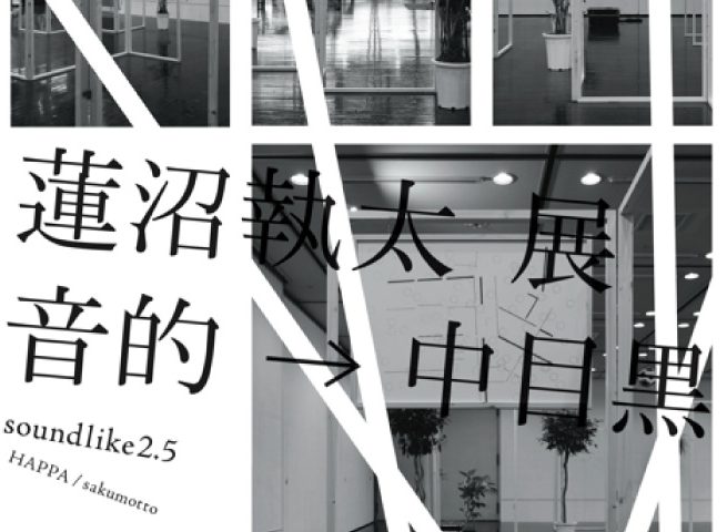 蓮沼執太展「音的→中目黒｜soundlike 2.5」